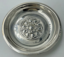 Silver Tudor Rose Dish