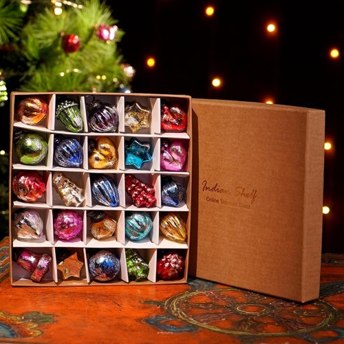 25pc vintage glass - vintage, christmas