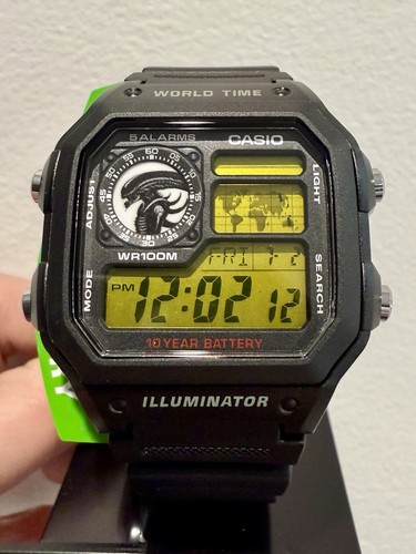 Custom xenomorph aliens watch - xenomorph,