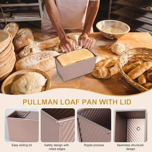 Pcs pullman loaf pan lid - 2,
