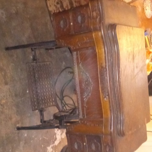 White antique treadle - white,