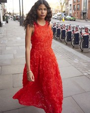 River Island Womens Red Maxi
