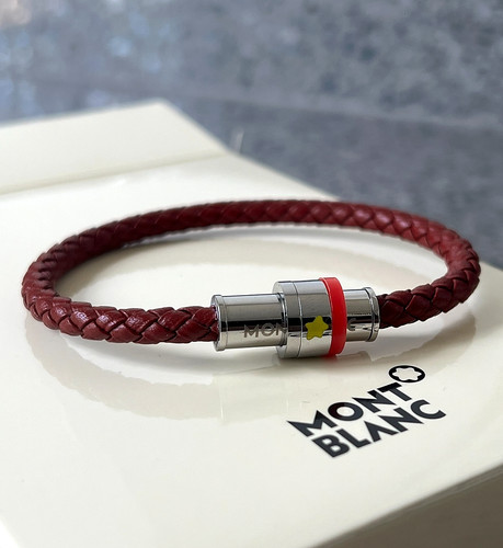 Montblanc burgundy braided - montblanc,