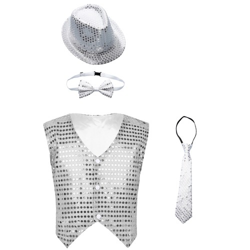 Kids shiny sequin vest jacket - kids,