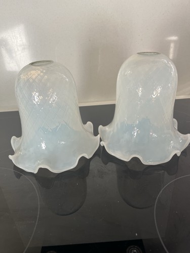 Vaseline glass antique - 2x,
