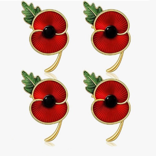 4pcs crystal enamel pin brooch - 4pcs,