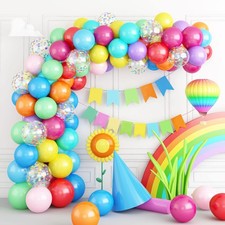 Colorful Balloon Garland Arch