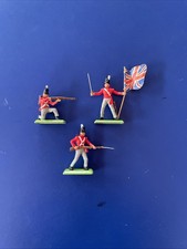 Britains Deetail Napoleonic Waterloo Soldiers British x3 1/32