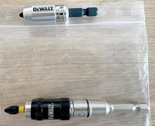 2 x DEWALT BIT HOLDERS (DT7505-QZ, DWA2SLVIR)