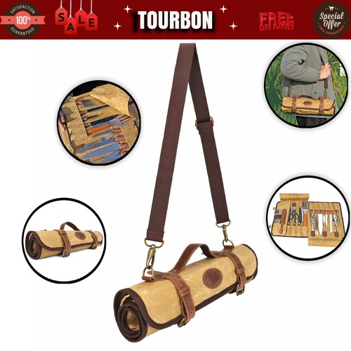 Tourbon canvas knives - knives, roll