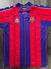 Original Authentic Kappa Barcelona 1997/1998 Home Shirt Mens Large
