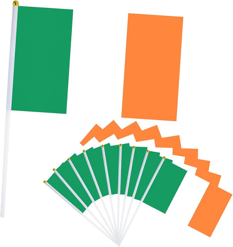 10pcs small irish flags - 10pcs,