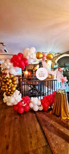 Birthday Party Wedding Decor Round Balloon Arch Set Column 