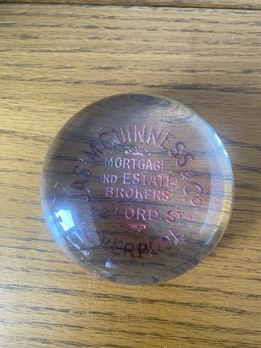 Vintage glass paperweight - vintage,