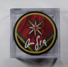 Reilly Smith Signed Vegas Golden Knights Puck With COA Fanatics QR Code Holo