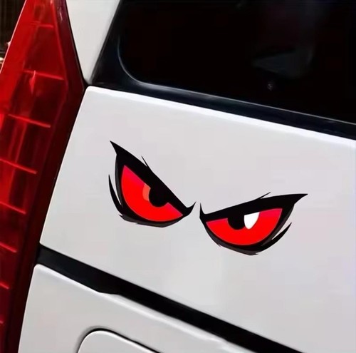 Angry red eyes - 3d, reflective