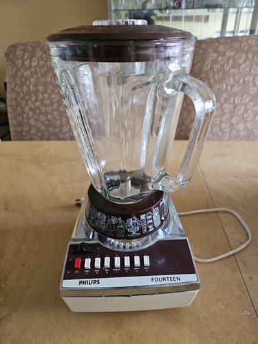 Vintage philips blender brown - vintage,