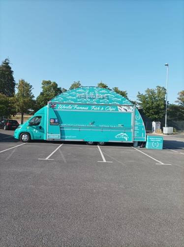 Fish chips food trailer - fish,