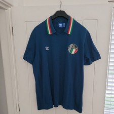 Italy / Italia Adidas Originals Football Shirt #10 Size XXL 2XL Pit 2 Pit 27"
