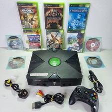Microsoft Original Xbox Console + Controllers 10 Games Bundle- Read Description