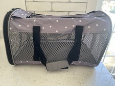 Pet Carrier Bag Soft Fabric Travel Folding Cat Bird Puppy Kennel Carry Cage 
