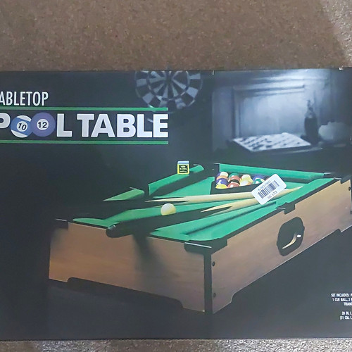 Mini tabletop pool table set - tabletop,
