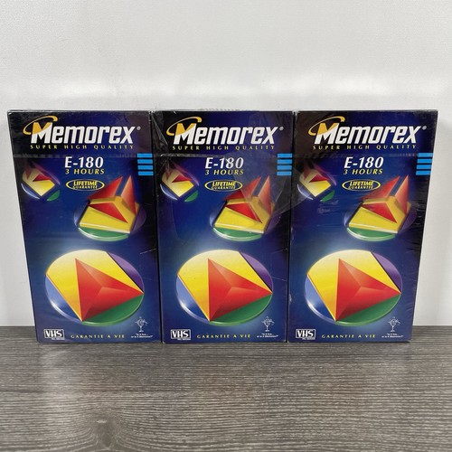 Memorex vhs tapes - x,