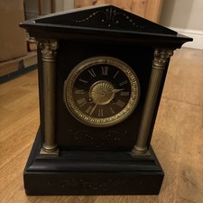Victorian Black Slate Mantel