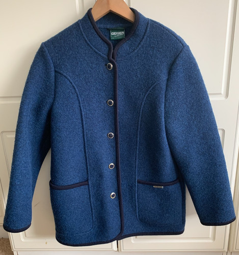 Geiger blue button ladies size - geiger,