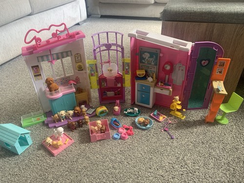 Barbie folding vet playset - folding,