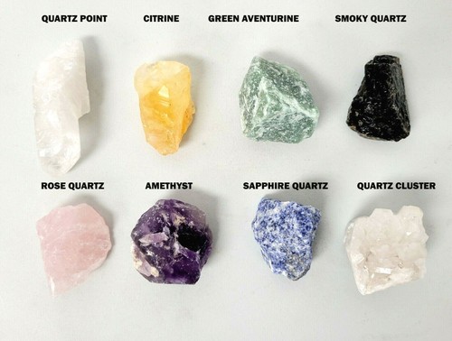 Quartz crystals set assorted - quartz,