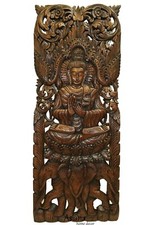 Buddha with Elephant Wood