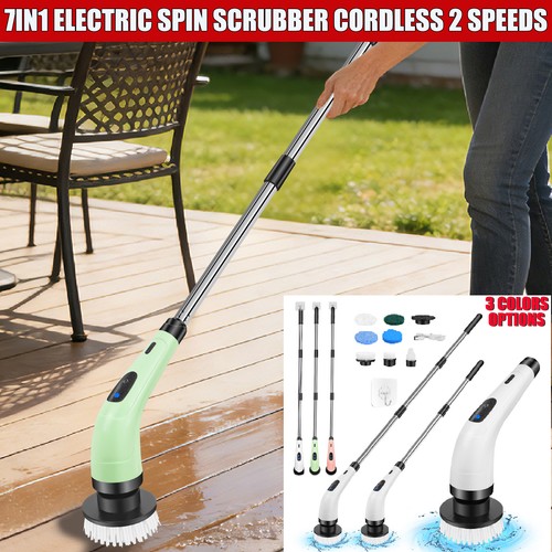 Rechargeable spin scrubber - rechargeable,