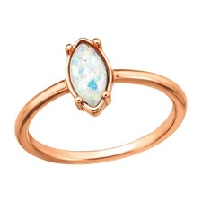 Marquise - 925 Sterling Silver Jewelled Ring J