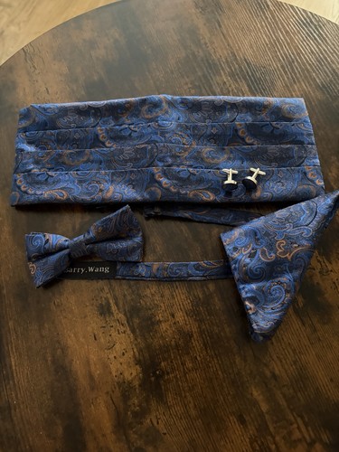 Barry wang blue - blue, silk