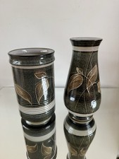 Pair denby vases vintage - vases,