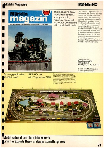 1976 paper toy - 1976, marklin