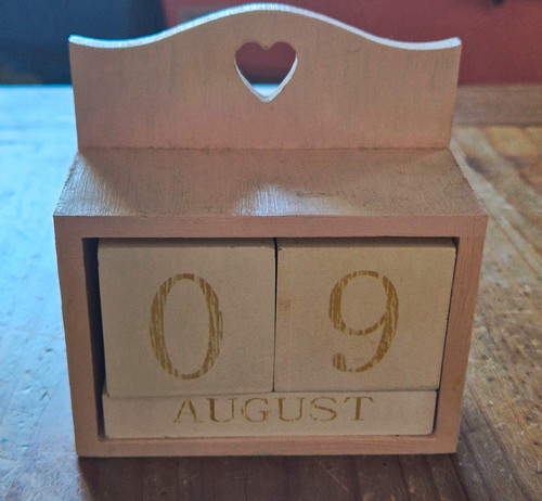 Wooden perpetual block - wooden,