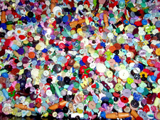 Job Lot Mixed Sewing Craft Buttons 250g All New Buttons