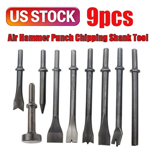 9pcs pneumatic hammer chisel - pneumatic,