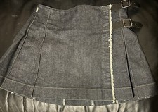 Burberry Skirt….. Rare Vintage Burberry Kilt Denim Circa