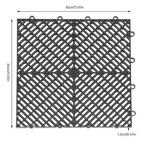 55pc interlocking deck tiles - 55pc,