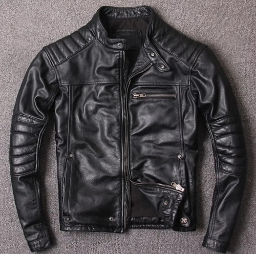 Men leather jacket - men’s,