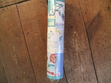 1 LAURA ASHLEY  ROLL OF WALLPAPER BORDER 10½ " X 11Y NATURE TABLE WELLIES SNAIL
