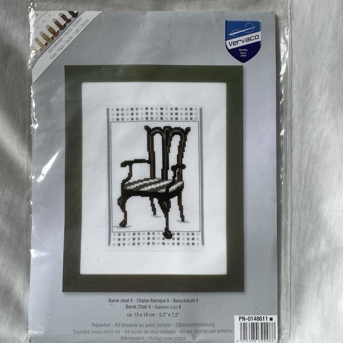 Vervaco cross stitch kit chair - kit,