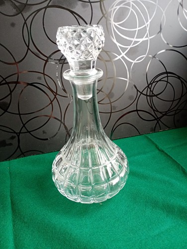 Vintage glass decanter - vintage,