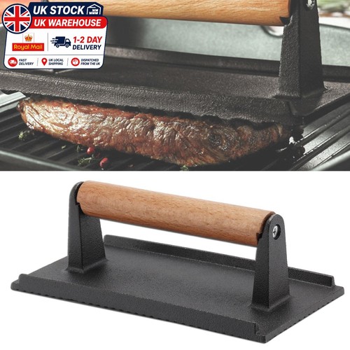 Cast iron steak weight heavy - steak,