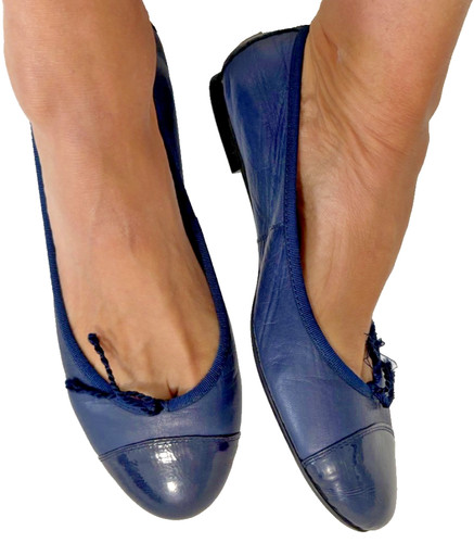 Hispanitas blue leather and - blue,