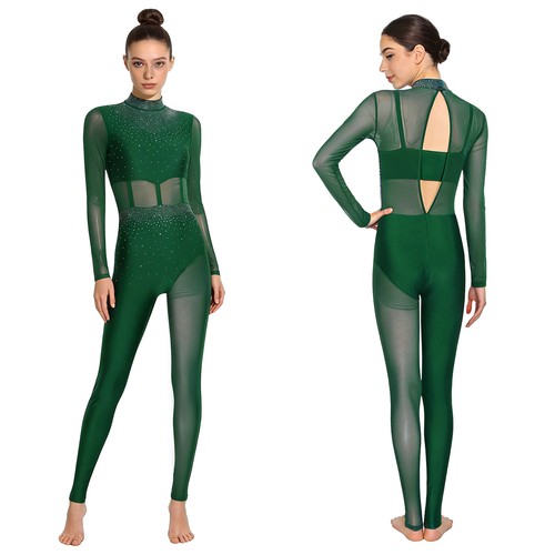 Women dancewear mesh bodysuit - women,
