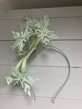 ladies fascinators in mint